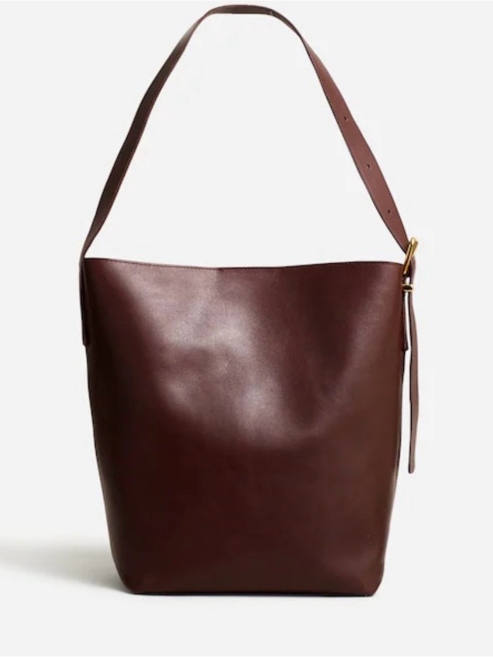 Madewell The Essential Bucket Tote in Chocolate Raisin Brown